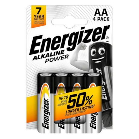ENERGIZER BATTERIE ALCALINE STILO AA BL4