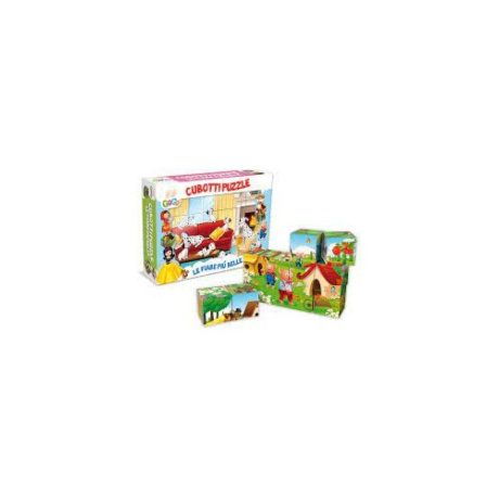 GOGO - CUBOTTI PUZZLE FIABE ITALIANE 12 PZ