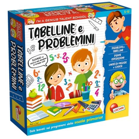 I'M A GENIUS TABELLINE E PROBLEMINI