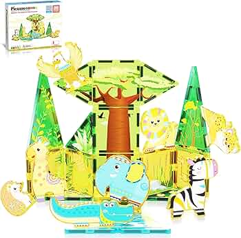 MAGNETIC PIASTRELLE SAFARI 8 ANIMALI 46PZ
