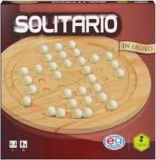 SOLITARIO GIOCO IN LEGNO
