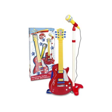 CHITARRA ROCK CON MICROFONO DA PALCO